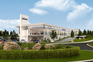 Eden Park Developments' impression of Jacksons' Isle of Man showroom